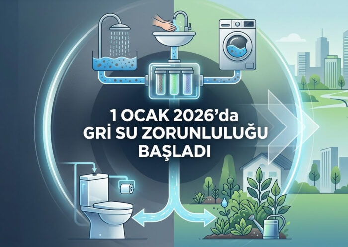 1 Ocak 2026'da Gri Su Zorunluluğu Başladı