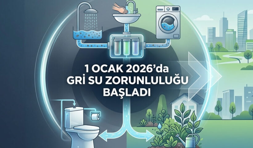 1 Ocak 2026'da Gri Su Zorunluluğu Başladı
