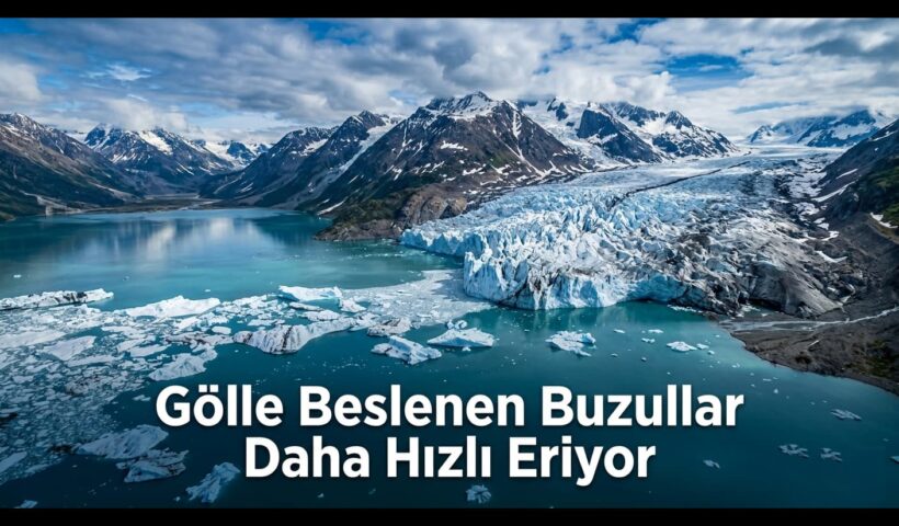Gölle Beslenen Buzullar Daha Hızlı Eriyor