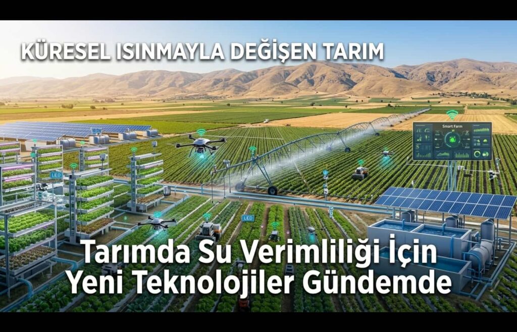 Tarımda Su Verimliliği İçin Yeni Teknolojiler Gündemde