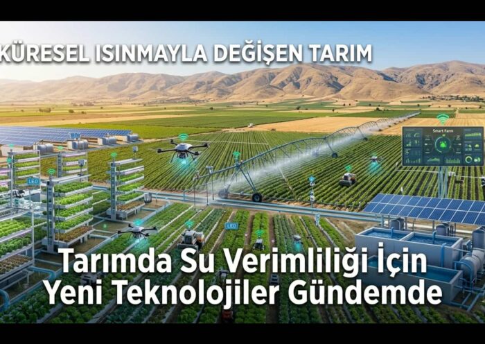 Tarımda Su Verimliliği İçin Yeni Teknolojiler Gündemde