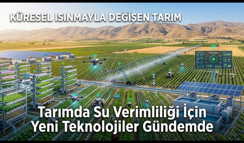 Tarımda Su Verimliliği İçin Yeni Teknolojiler Gündemde