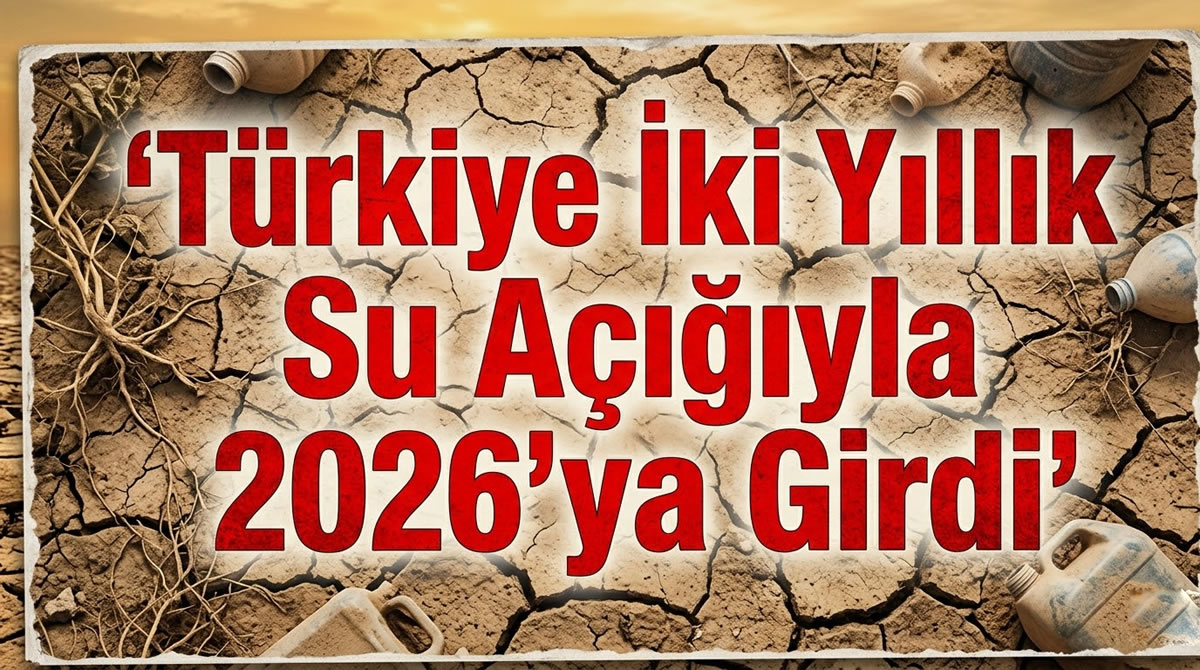 Türkiye İki Yıllık Su Açığıyla 2026'ya Girdi