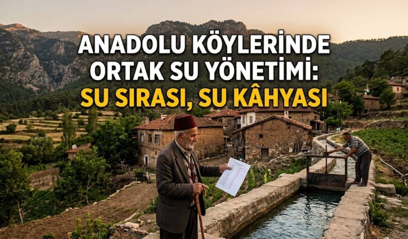 Anadolu Köylerinde Ortak Su Yönetimi